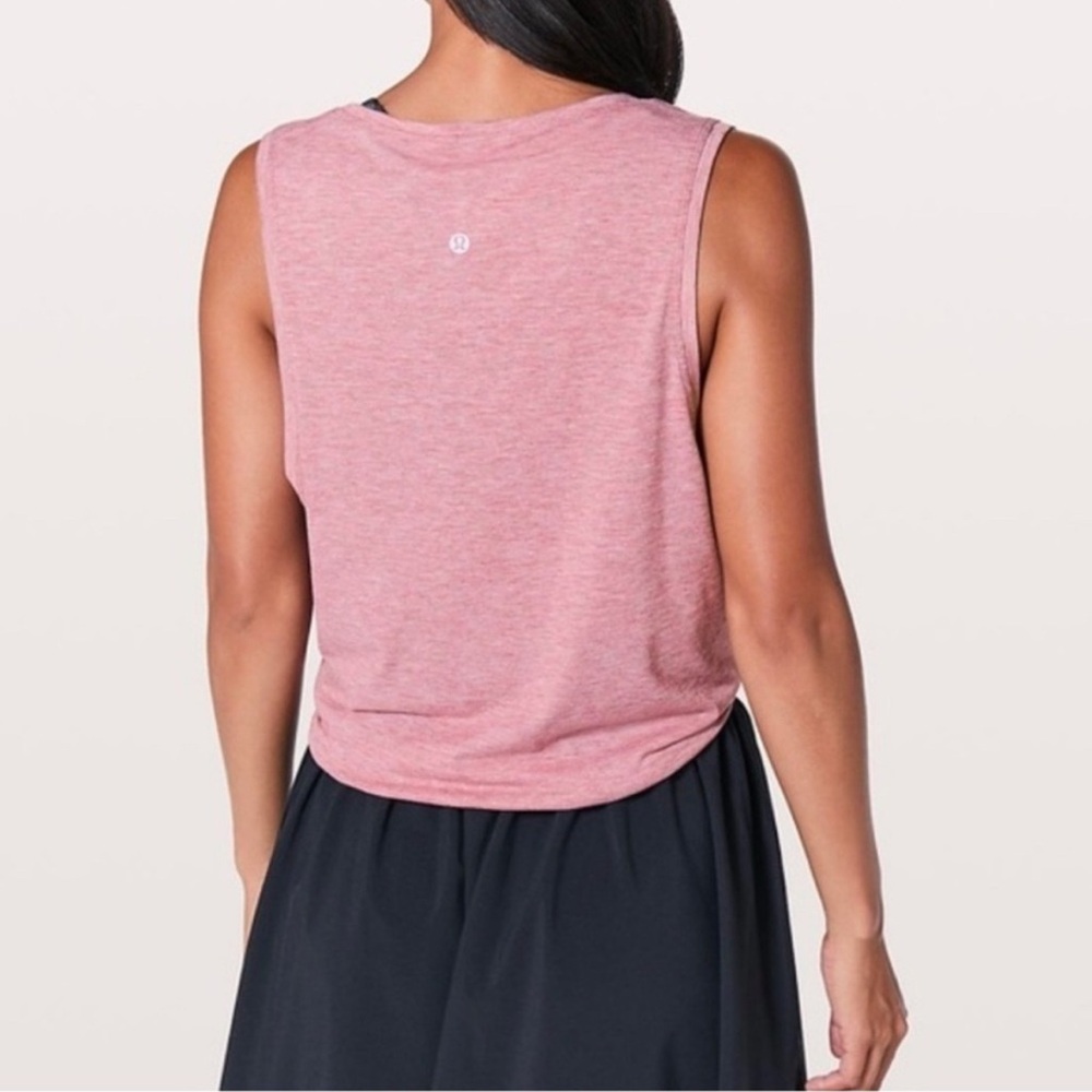 Lululemon Knot Gonna Fly Tank in Heathered Figue- Size 10? - Picture 8 of 11
